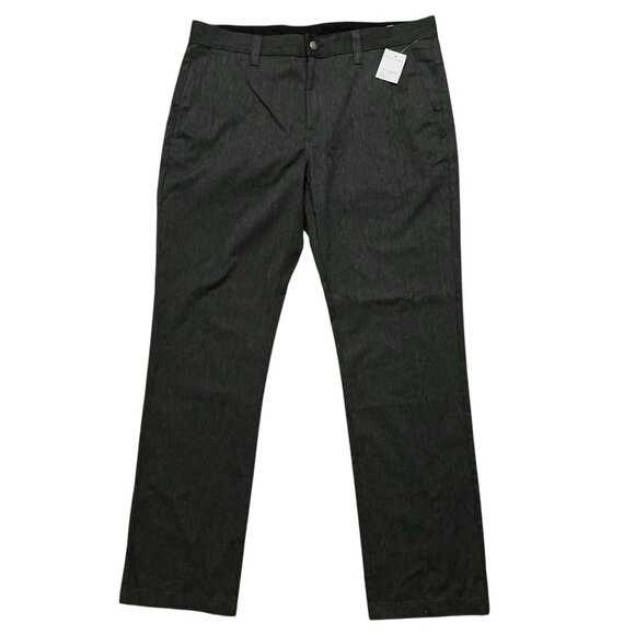 Volcom Chino Pants Mens Size 36 Flat Front Gray NEW - Picture 1 of 5